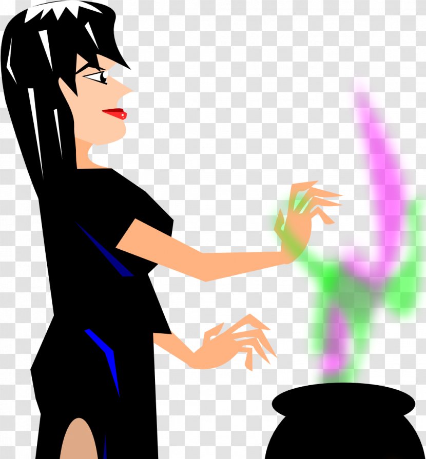 Painting Cartoon - Gesture Cauldron Transparent PNG
