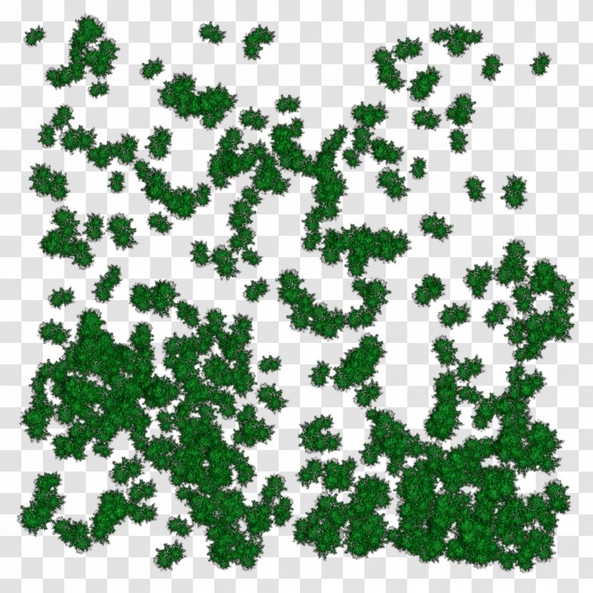 Shamrock Green Line Point Shrub Transparent PNG