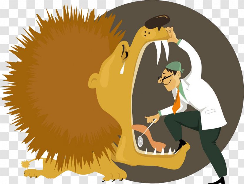 Lion Dentistry Stock Photography - Fictional Character - And Pet Doctor Transparent PNG