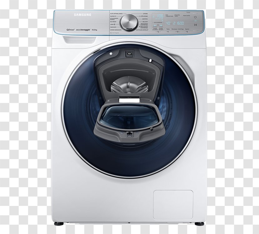 Samsung WW8800 QuickDrive Washing Machines Combo Washer Dryer Laundry - Home Appliance Transparent PNG