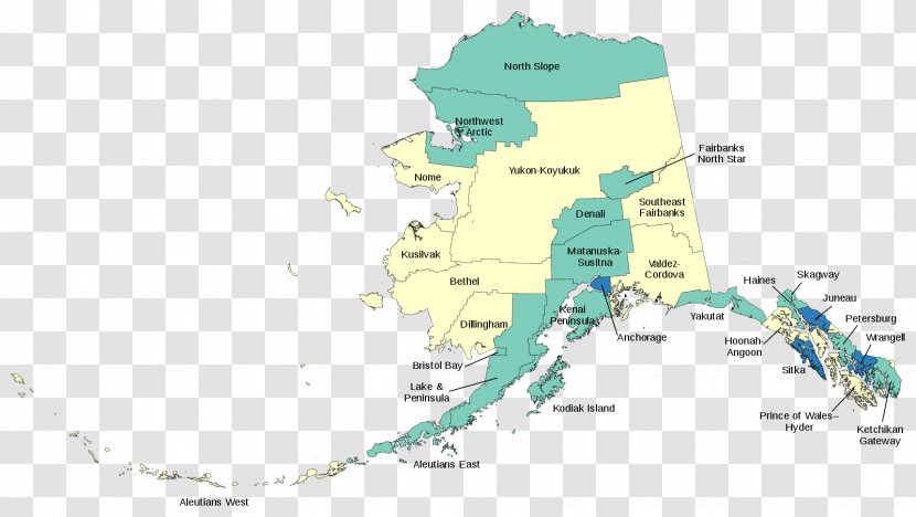 Ketchikan Unorganized Borough, Alaska The City And Borough Of Yakutat Bethel Census Area, Fairbanks - Denali Transparent PNG