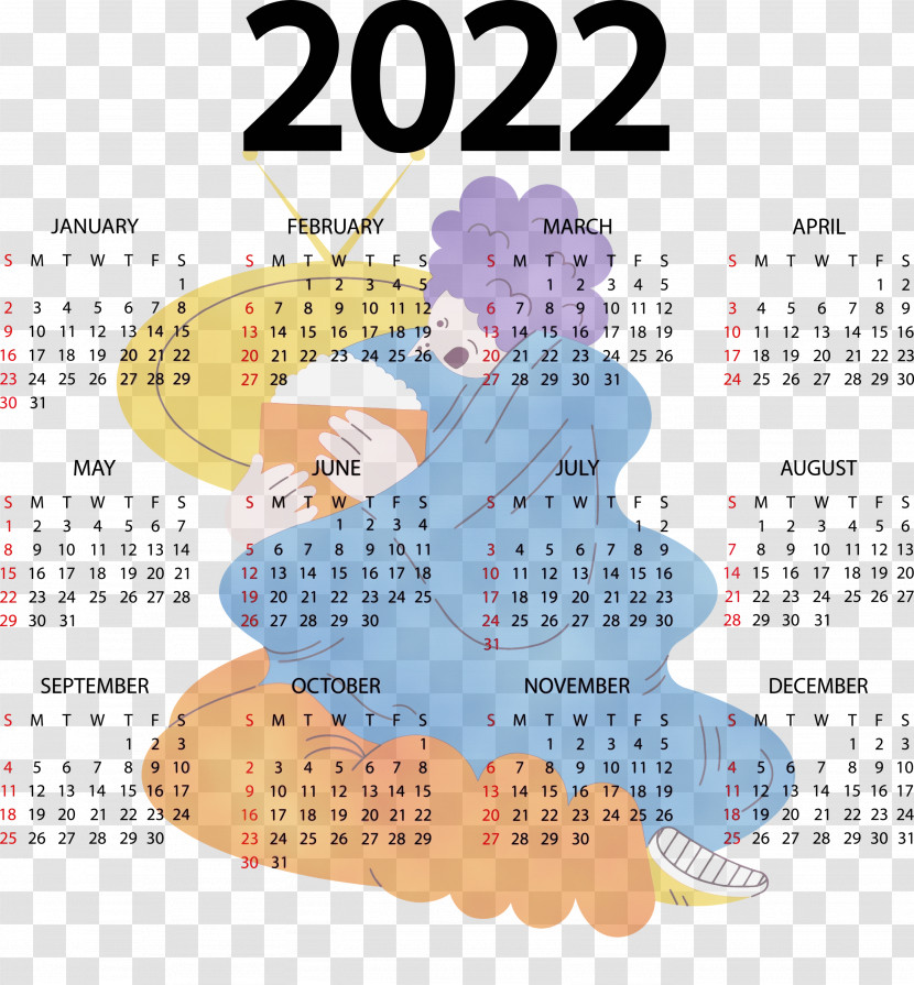 Calendar System 2022 Week Annual Calendar Calendar Year Transparent PNG