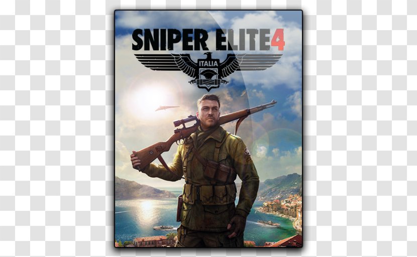 Sniper Elite 4 PlayStation 4K Resolution Video Game Desktop Wallpaper - Troop Transparent PNG