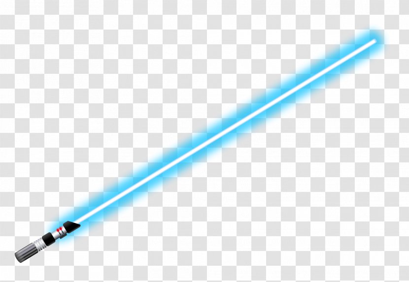 Luke Skywalker Obi-Wan Kenobi Anakin Lightsaber Clip Art - Technology - Star Wars Transparent PNG