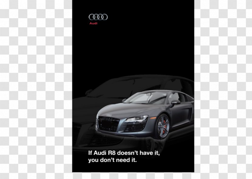 Audi R8 Car Automotive Design Lighting - Sports Transparent PNG