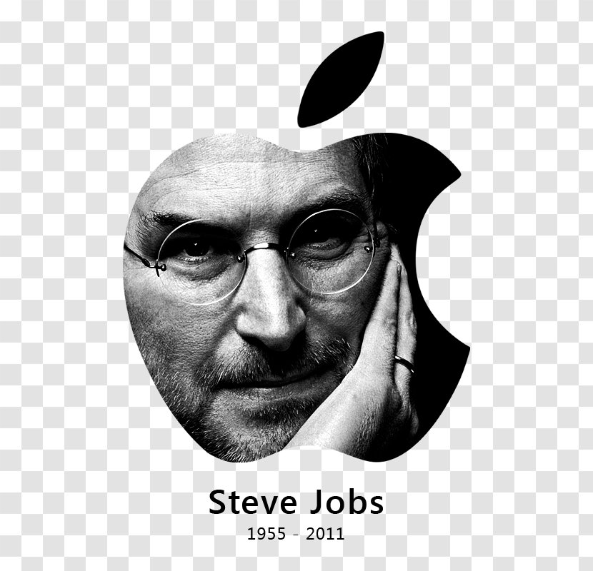 Steve Jobs Memorial Apple ICon: - Portrait Transparent PNG