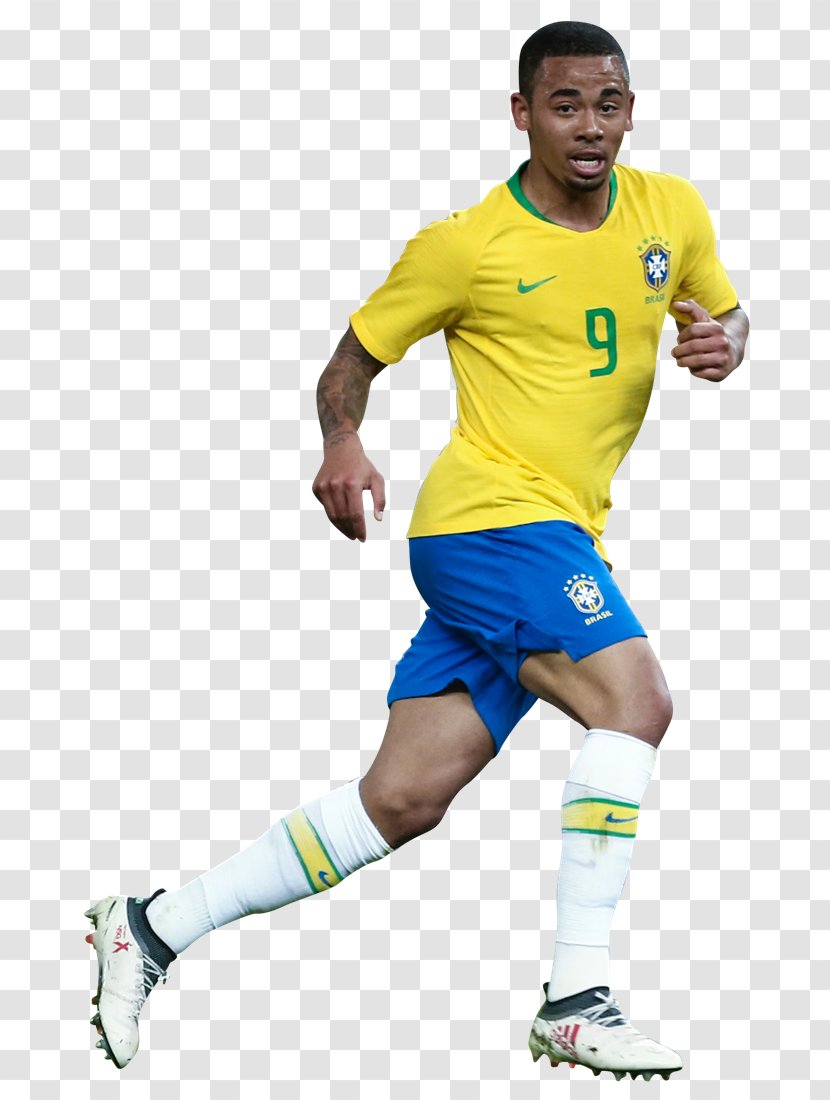 Gabriel Jesus Brazil National Football Team Player World Cup - Footwear Transparent PNG