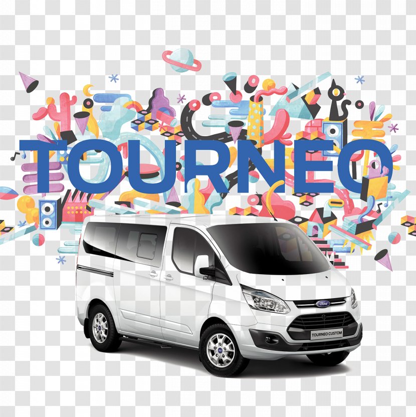 Ford Transit Connect Courier Van Custom - Creative Car Ads Transparent PNG