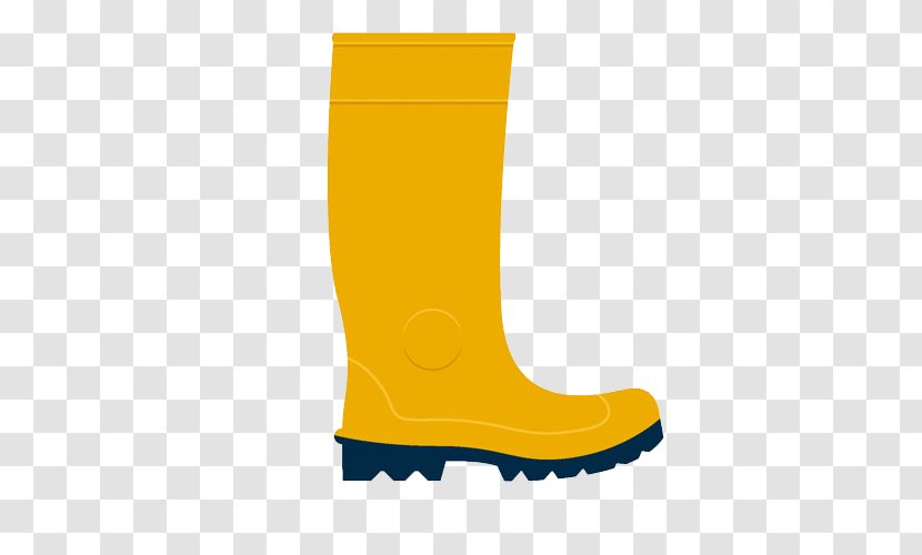 Wellington Boot - Yellow - A Rain Boots Transparent PNG