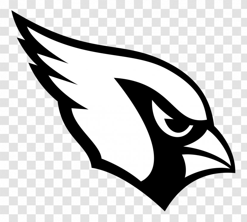 Arizona Cardinals NFL Atlanta Falcons Decal Sticker - Leaf - BlackAndWhite Transparent PNG