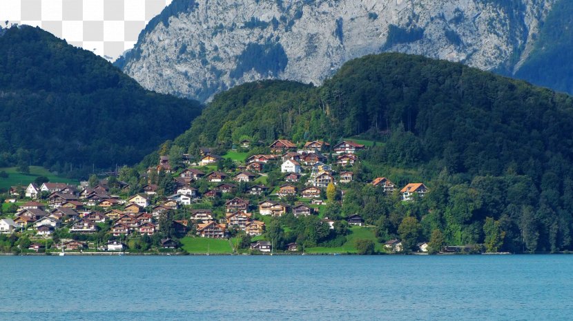 Lake Thun Brienz Kander Wendelsee - Village - Twenty Transparent PNG