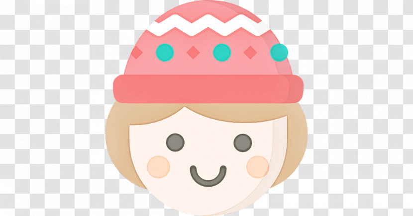 Pink Cartoon Smile Transparent PNG