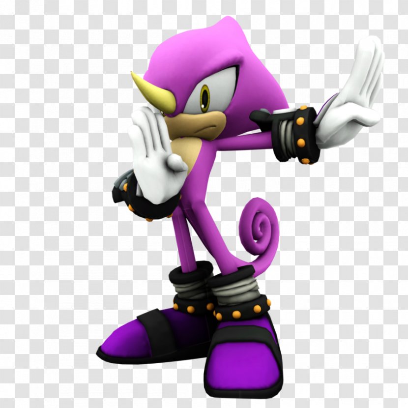 Espio The Chameleon Sonic Fighters Hedgehog Rouge Bat Rivals 2 - Toy Transparent PNG