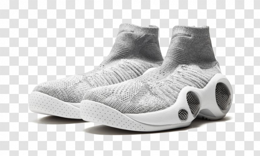 Nike Men's Flight Bonafide Basketball Shoe New Zealand - White - Flights Gray Transparent PNG