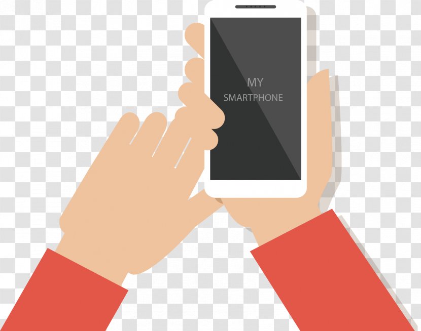 Tablet Computer Graphics Download - Communication - Hand Playing Phone Transparent PNG