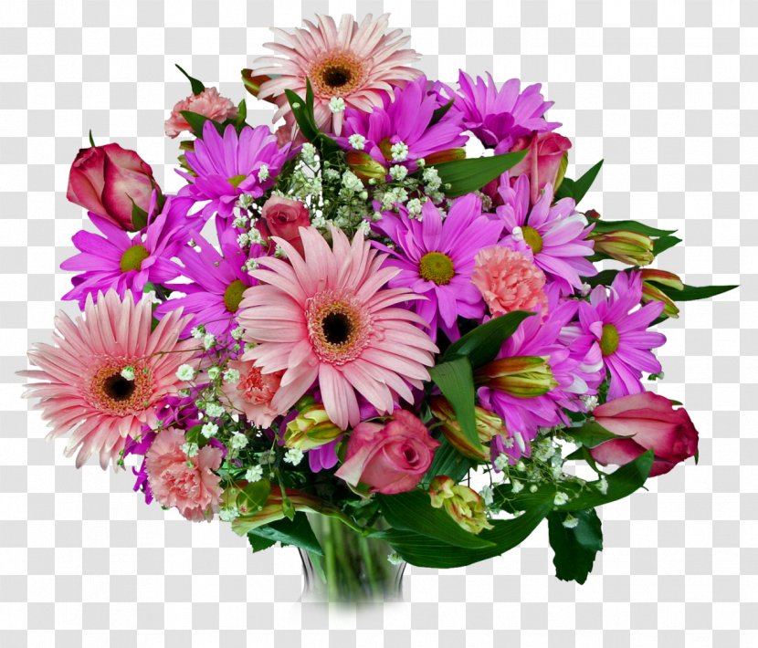 Flower Bouquet Birthday Anniversary Centrepiece - Flowering Plant - Of Flowers Transparent PNG