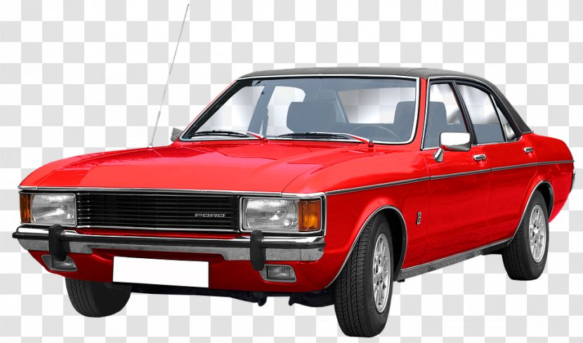 Ford Granada Car Thames Trader Pickup Truck - Coleman Milne Transparent PNG