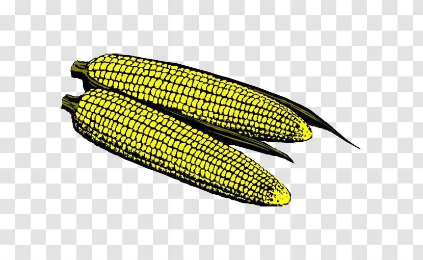 Corn On The Cob Maize Comics - Vegetable - Cartoon Transparent PNG