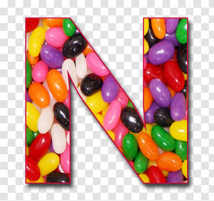 Jelly Bean Letter Case Alphabet - Confectionery - ALPHABETS Transparent PNG