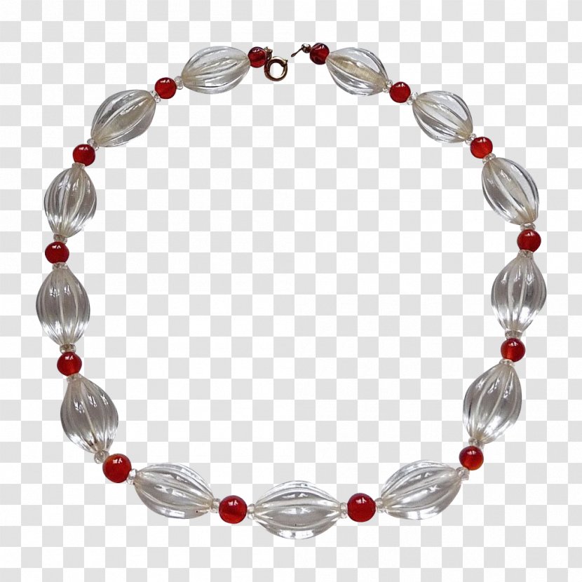 Bracelet Bead Necklace Gemstone Carnelian - Art Deco Transparent PNG