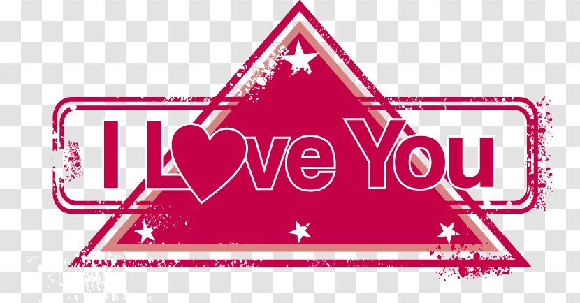 Clip Art - Magenta - Red Letters Painted Triangle Pattern Transparent PNG