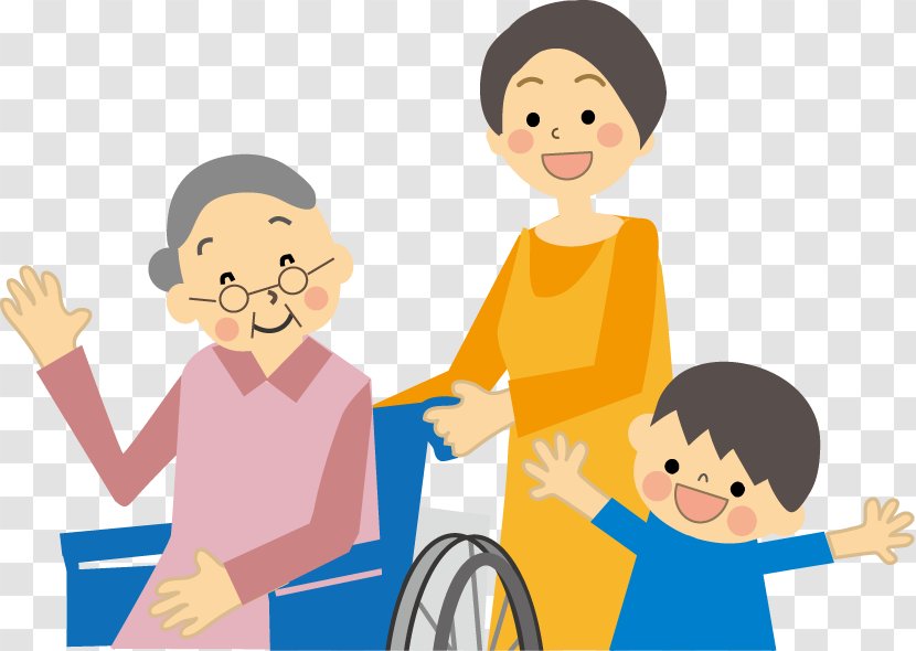 Long-term Care Insurance Caregiver 介護サービス事業者の種類 Home Health Nursing Assisted Living - Silhouette - Illust Transparent PNG