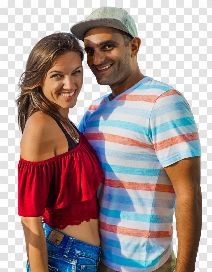 Vacation T-shirt Resort Travel Cancún - Caribbean - Couple Transparent PNG