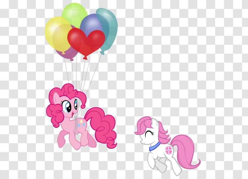 Balloon Pinkie Pie Rainbow Dash Rarity Pony - Flower Transparent PNG