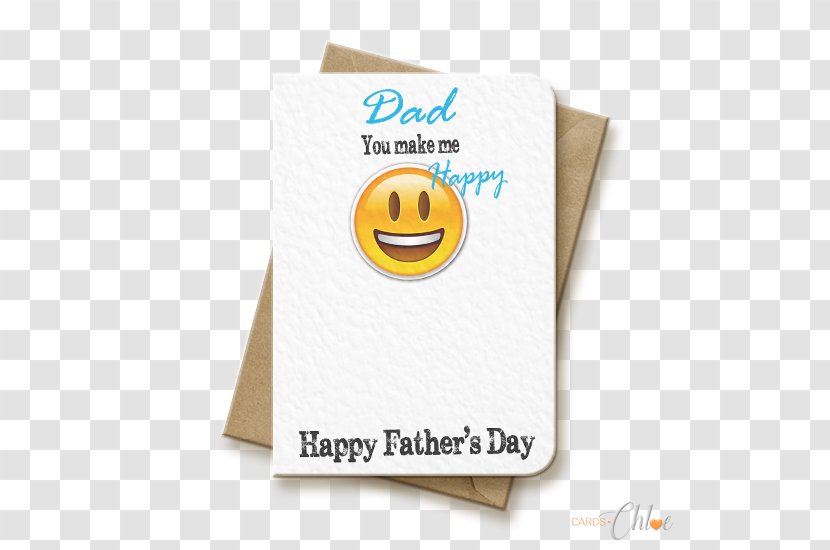 Father's Day Child Name Happiness - Smiley Transparent PNG