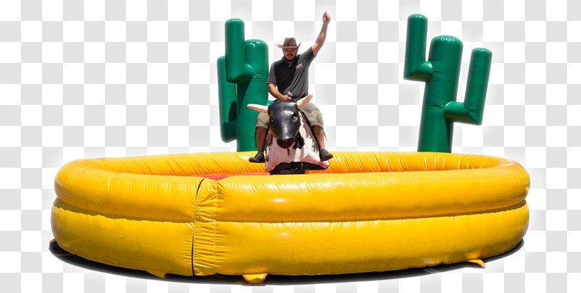 Mechanical Bull Rodeo Bucking Inflatable - Cowboy - Riding Transparent PNG