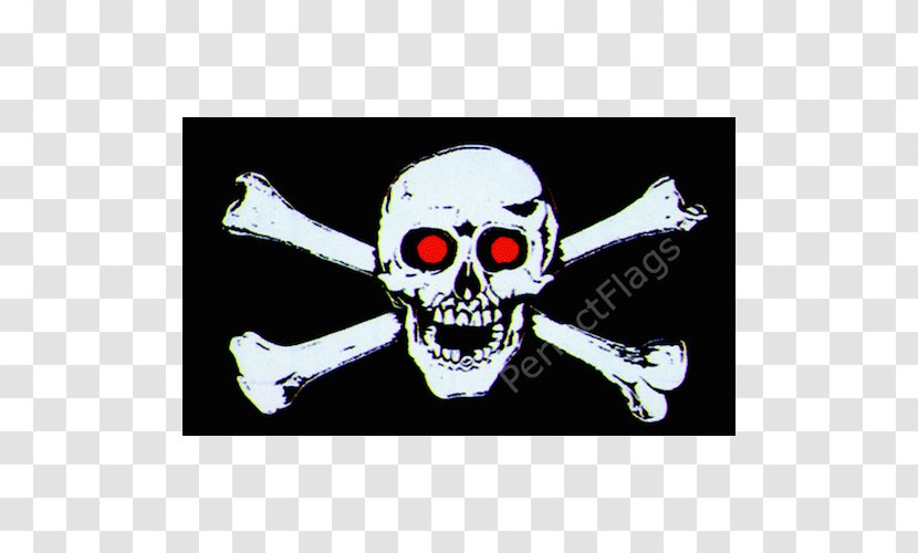 Jolly Roger Flag Skull And Crossbones Piracy Pirate101 - Human Symbolism Transparent PNG