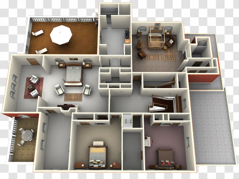 Apartment Floor Plan Foxland Crossing Bedroom Transparent PNG