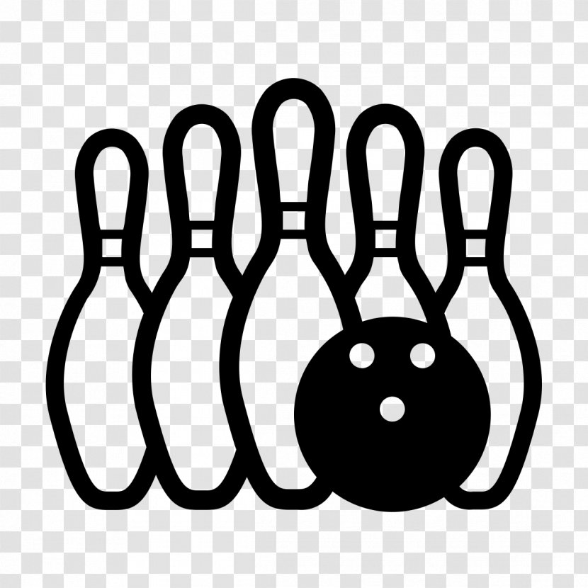 Line Logo White Clip Art - Black And - Bowling Alley Transparent PNG