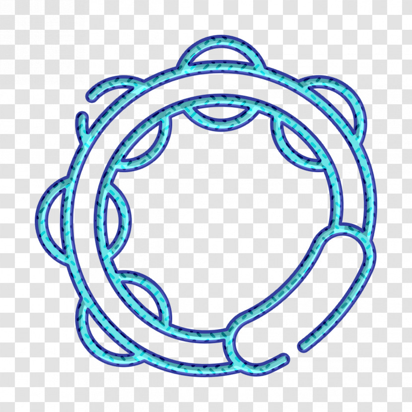 Music Icon Tambourine Icon Music And Multimedia Icon Transparent PNG