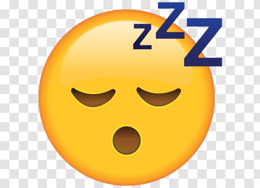 Pile Of Poo Emoji Sleep Emoticon - Yellow - Snoring Transparent PNG