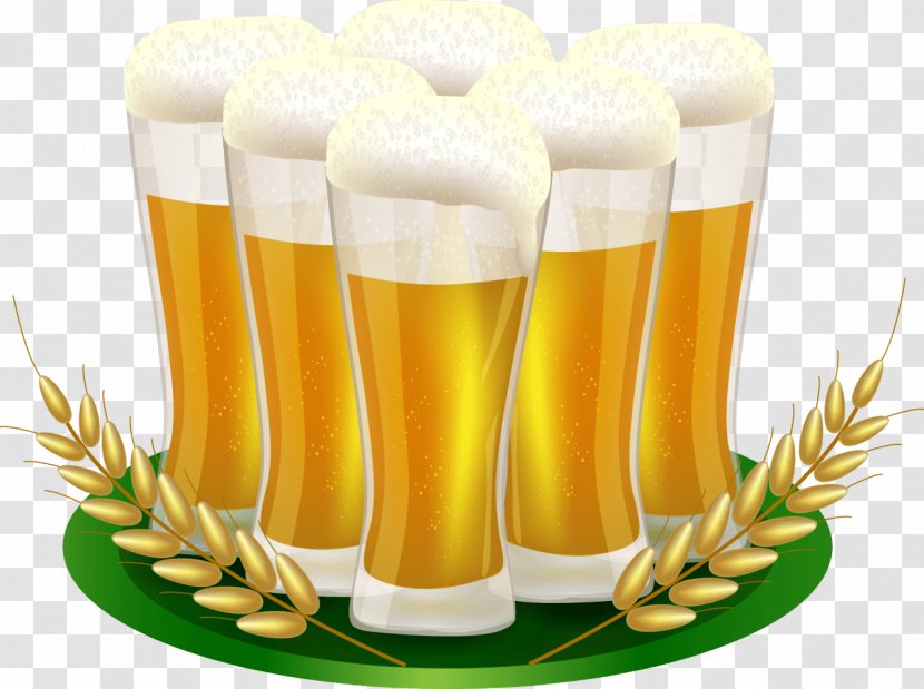 Beer Glasses Alcoholic Drink Clip Art - Barley Transparent PNG