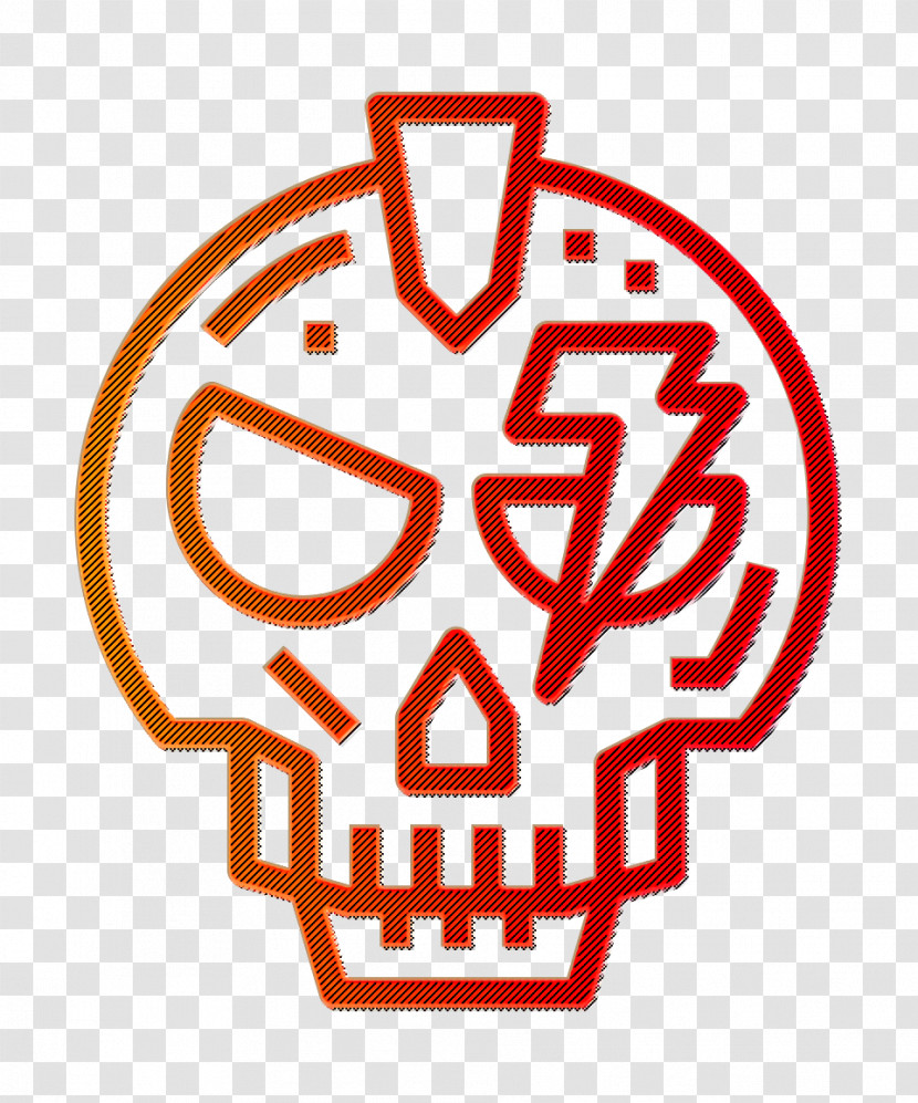 Skull Icon Punk Rock Icon Mohawk Icon Transparent PNG