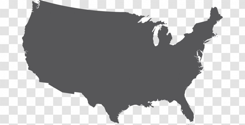 United States Vector Map Royalty-free Transparent PNG