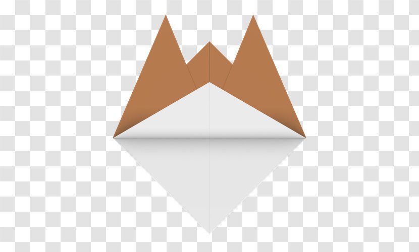 Line Triangle - Origami Dog Transparent PNG