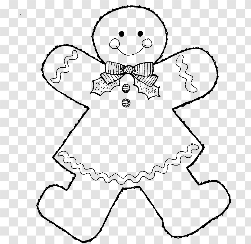 The Gingerbread Man Coloring Book House - Frame Transparent PNG