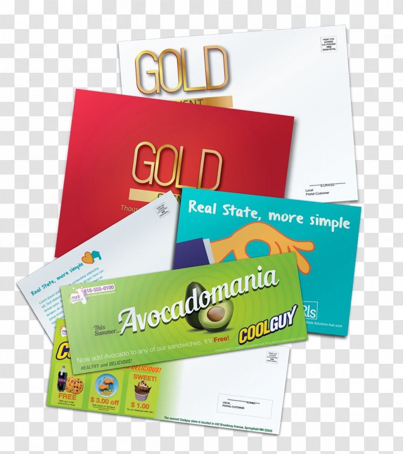 Paper Advertising Mail Direct Marketing - Postcard Transparent PNG