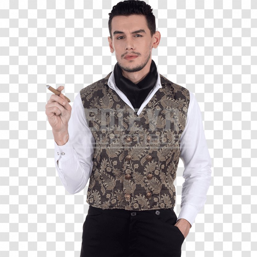 Gilets Waistcoat Clothing Steampunk Jacket - Fashion Transparent PNG