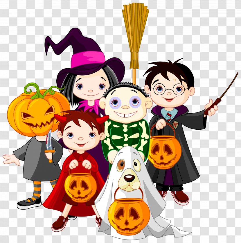 Halloween Costume Party Clip Art - Illustration - Kids Image Transparent PNG