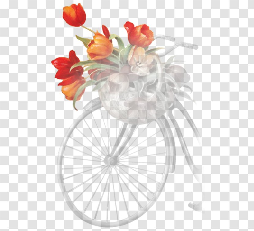 Can't Wait To Decorate Cut Flowers Floral Design Floristry - Petal - Flower Bicycle Transparent PNG