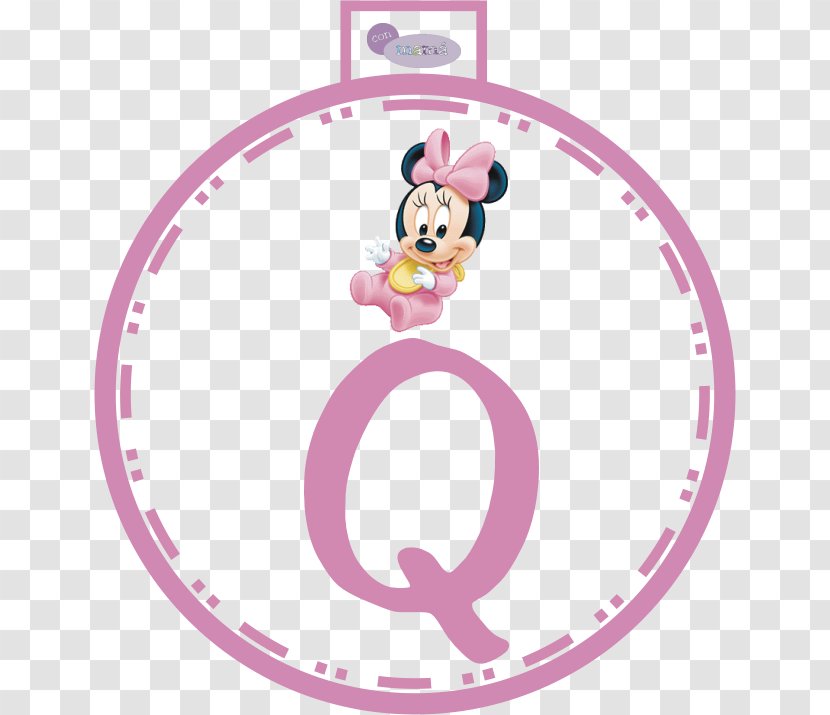 Minnie Mouse Mickey Alphabet Letter - Area Transparent PNG