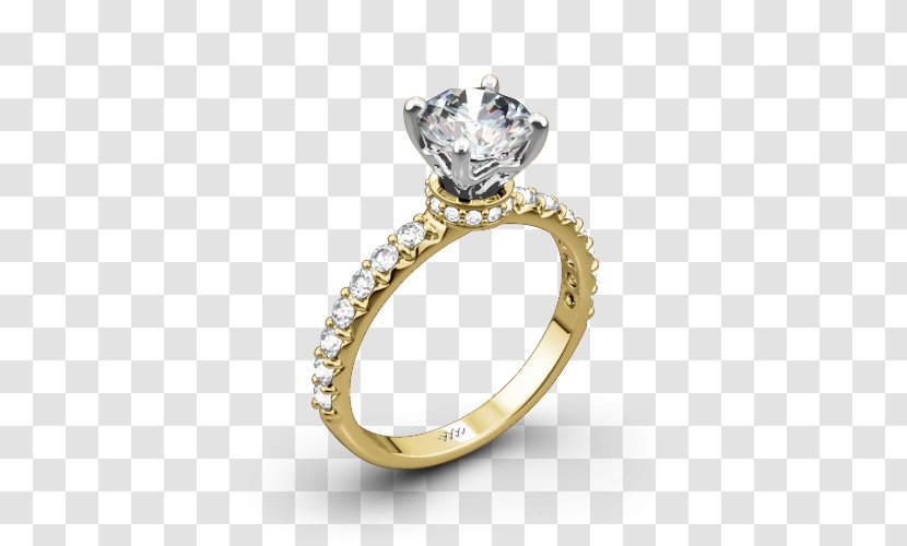 Diamond Wedding Ring Engagement Solitaire Transparent PNG