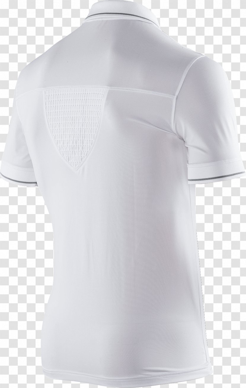 T-shirt Sleeve Active Shirt Polo - White - Short Sleeves Transparent PNG