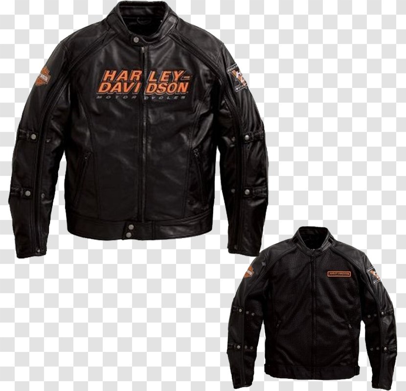 Leather Jacket Harley-Davidson Motorcycle - Frame Transparent PNG