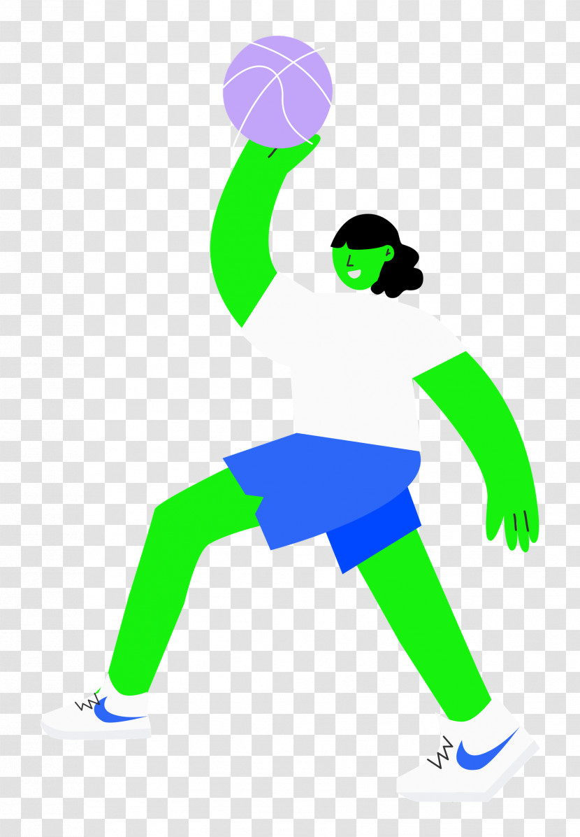 Playing Basketball Sports Transparent PNG