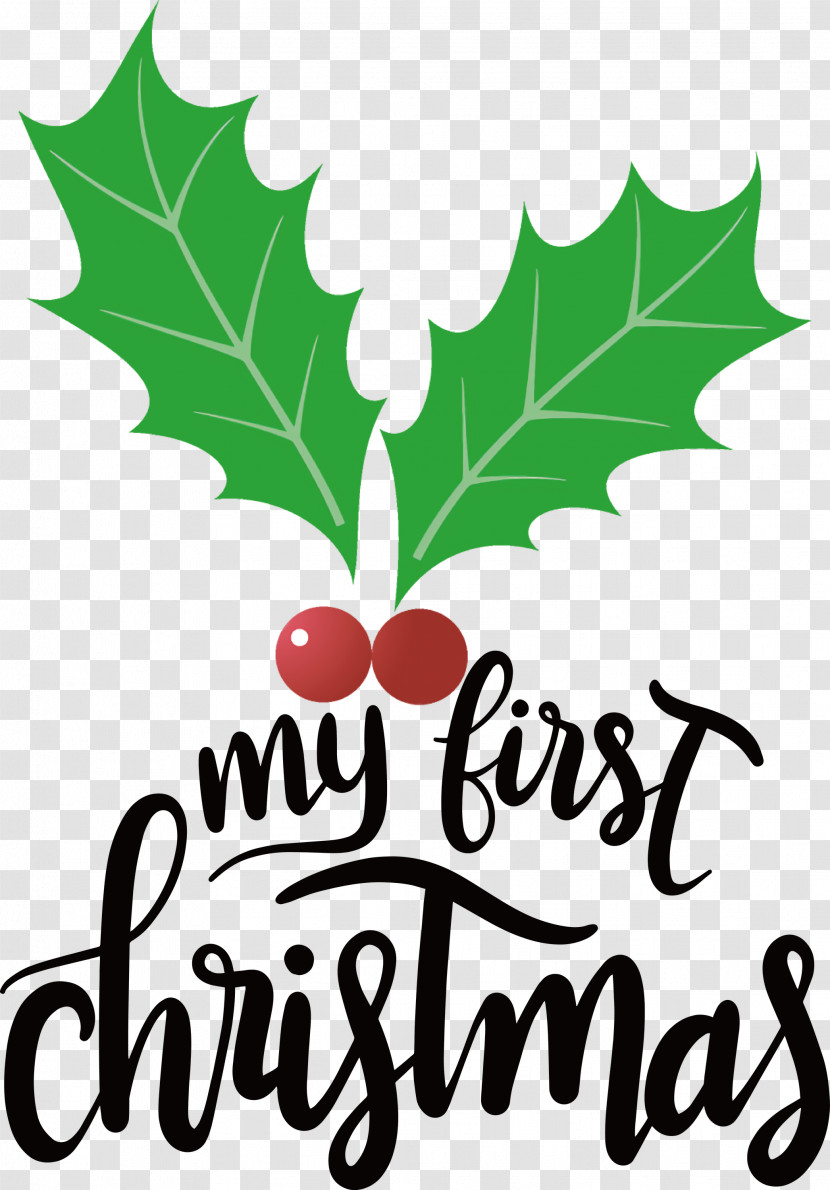 My First Christmas Transparent PNG